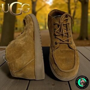 Koolaburra by UGG Graisen Chukka Boots Mens 11 Brown Chestnut Suede Rugged Warm‎